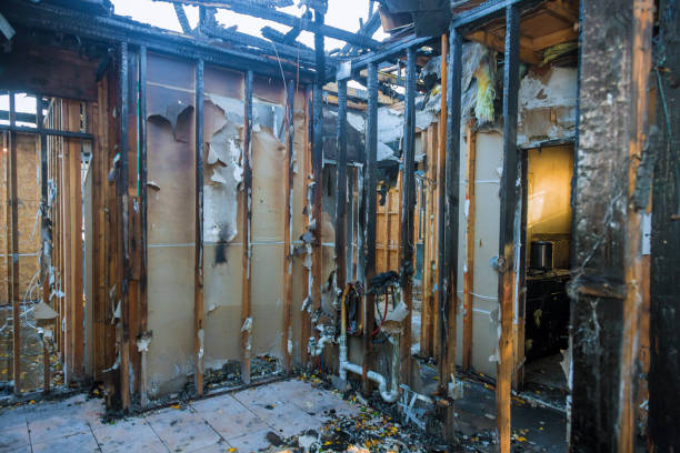 Professional Fire Damage Repair technician working in Waterford, WI